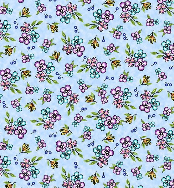 7_Grandfathers_by_Jessica_Somers JS-0006D-Blue Indigenous fabrics by Itex Designs