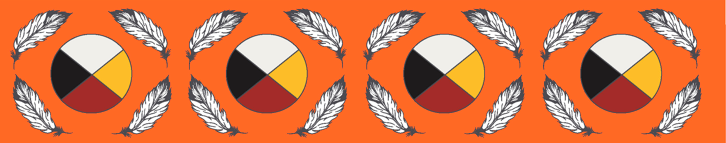 7_Grandfathers_by_Jessica_Somers JSR-0007-Orange Indigenous fabrics by Itex Designs