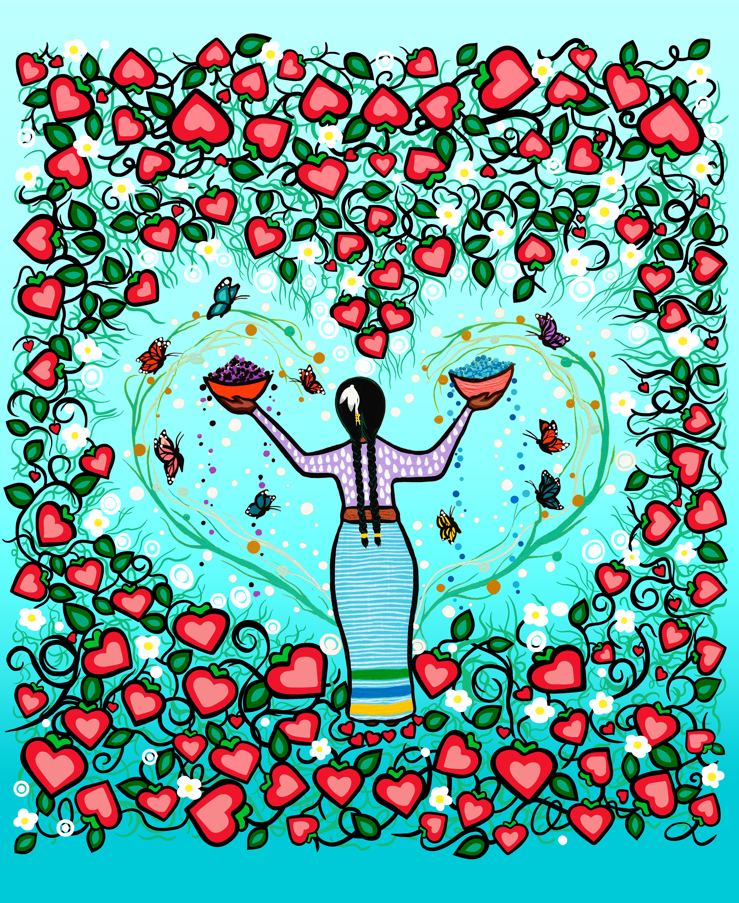 Berry Fast Heart by Dawn Chartrand