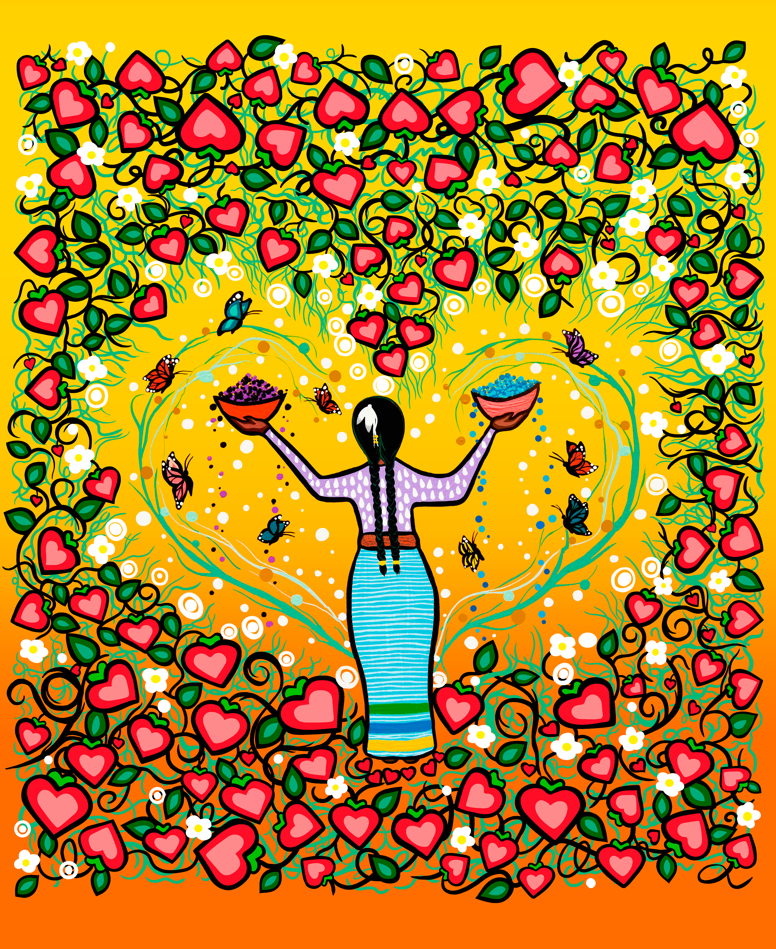 Berry Fast Heart by Dawn Chartrand