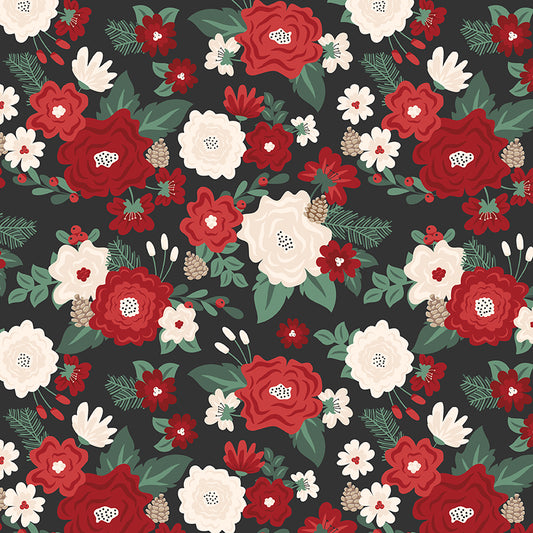 evergreen-wishes-by-riley-blake- C17810-BLACK is Available at International Textiles Ltd in Canada