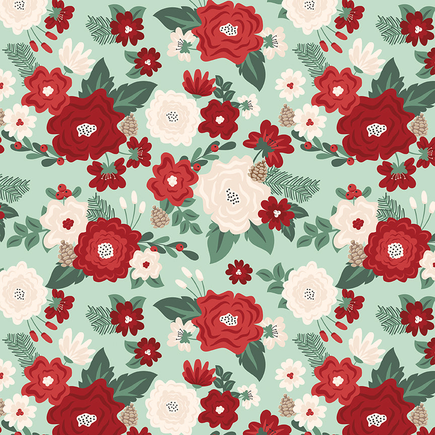 evergreen-wishes-by-riley-blake- C17810-MINT is Available at International Textiles Ltd in Canada