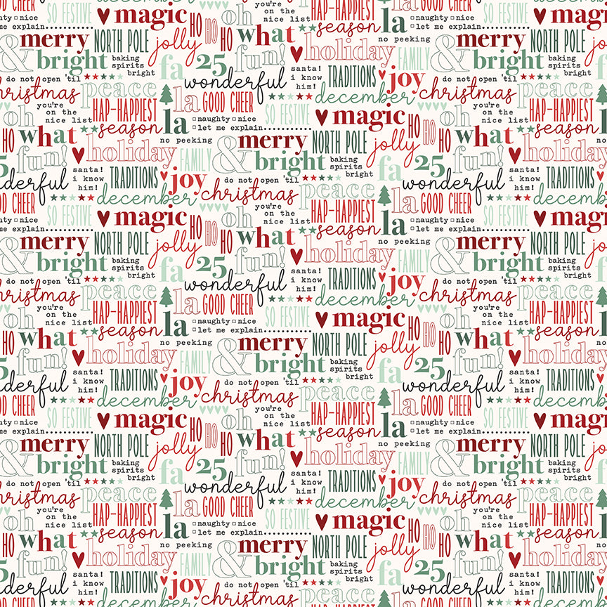 evergreen-wishes-by-riley-blake- C17813-CREAM is Available at International Textiles Ltd in Canada