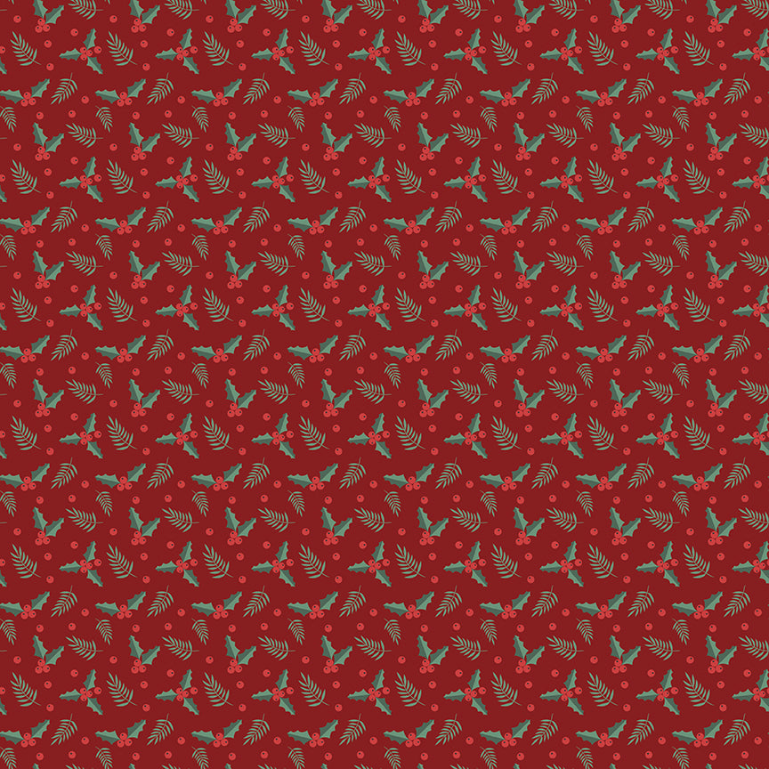 evergreen-wishes-by-riley-blake- C17814-RED is Available at International Textiles Ltd in Canada