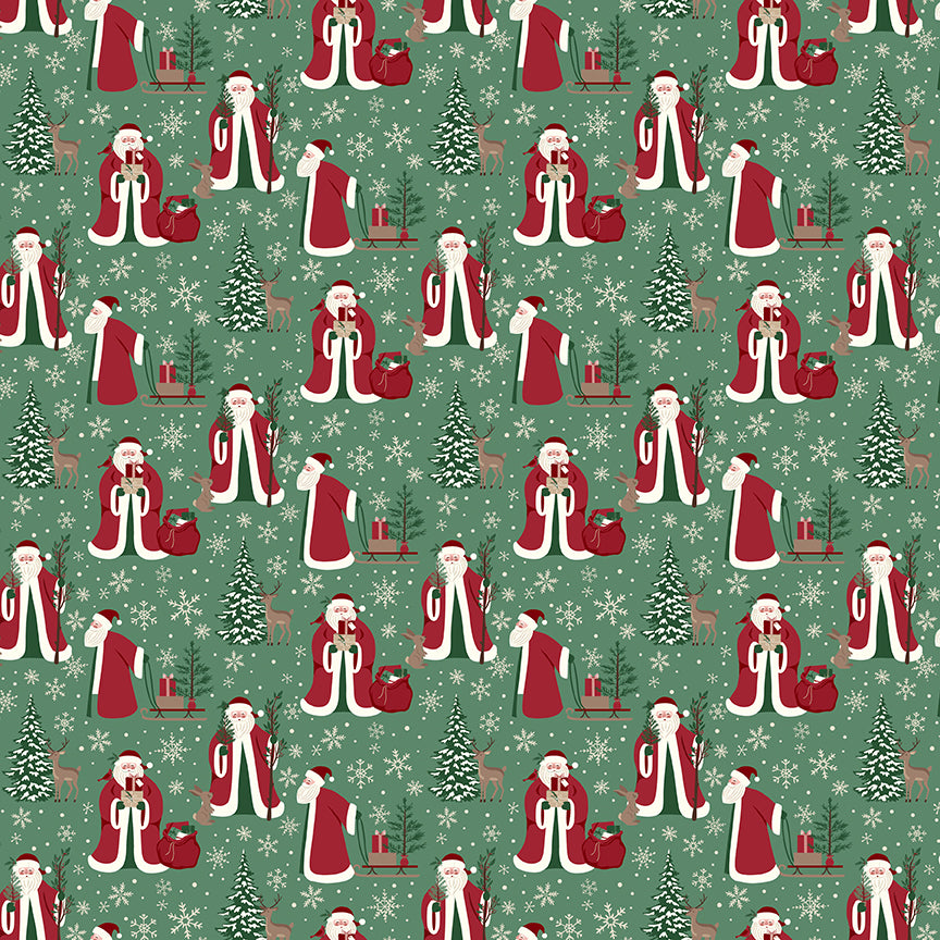 christmas-time-by-riley-blake- C17820-GREEN is Available at International Textiles Ltd in Canada