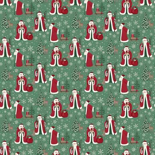 christmas-time-by-riley-blake- C17820-GREEN is Available at International Textiles Ltd in Canada