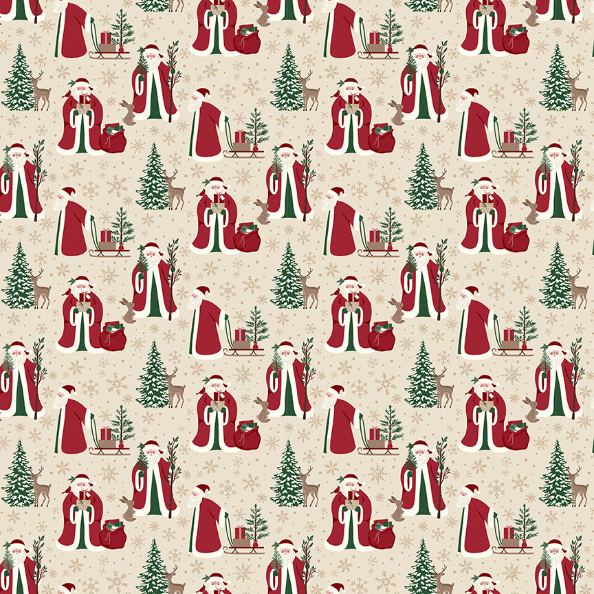 christmas-time-by-riley-blake- C17820-LINEN is Available at International Textiles Ltd in Canada