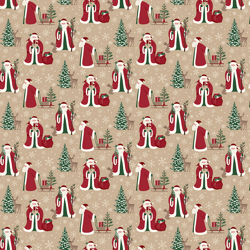 christmas-time-by-riley-blake- C17820-TAN is Available at International Textiles Ltd in Canada