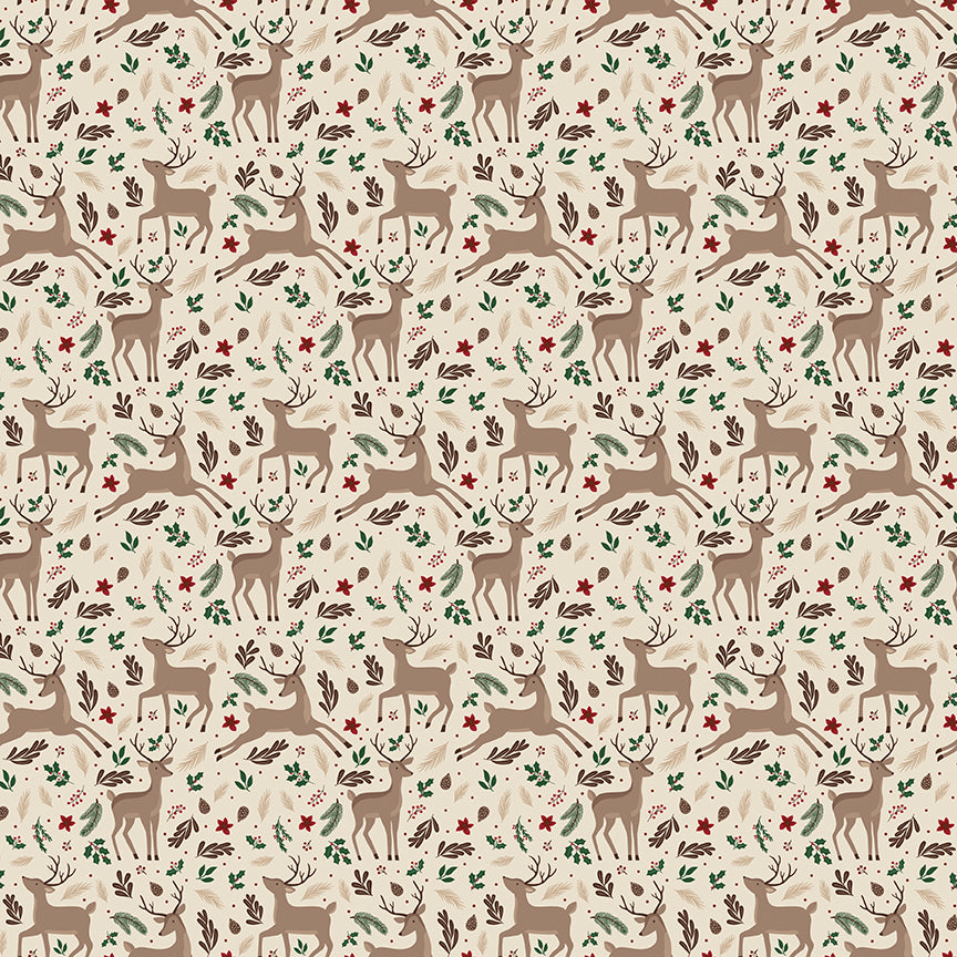 christmas-time-by-riley-blake- C17821-LINEN is Available at International Textiles Ltd in Canada
