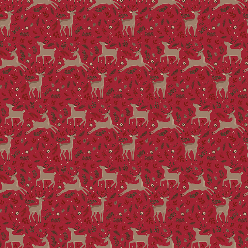 christmas-time-by-riley-blake- C17821-RED is Available at International Textiles Ltd in Canada