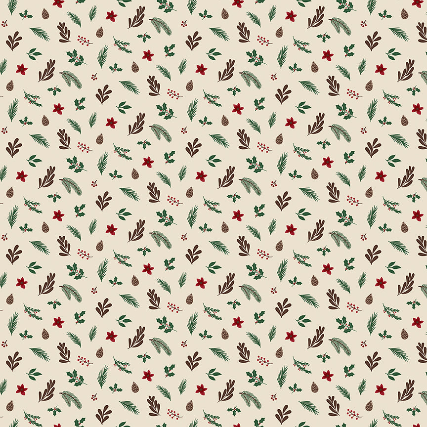christmas-time-by-riley-blake- C17823-LINEN is Available at International Textiles Ltd in Canada