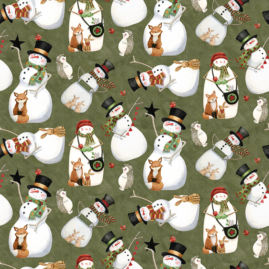 northern-christmas-by-riley-blake- C17831-GREEN is Available at International Textiles Ltd in Canada