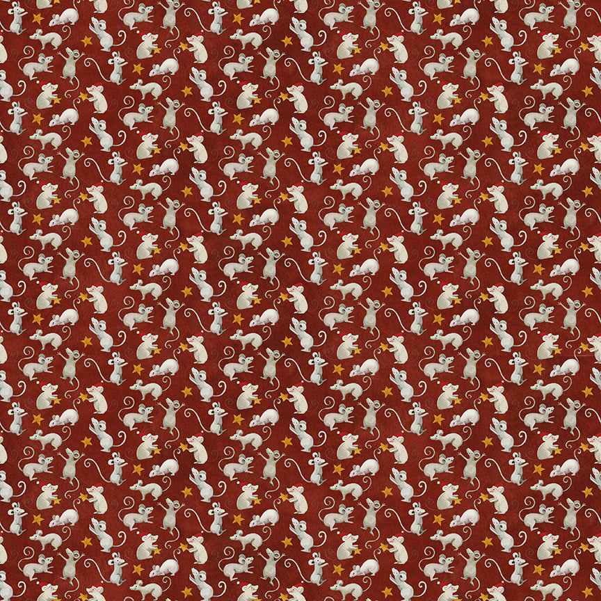 northern-christmas-by-riley-blake- C17833-RED is Available at International Textiles Ltd in Canada