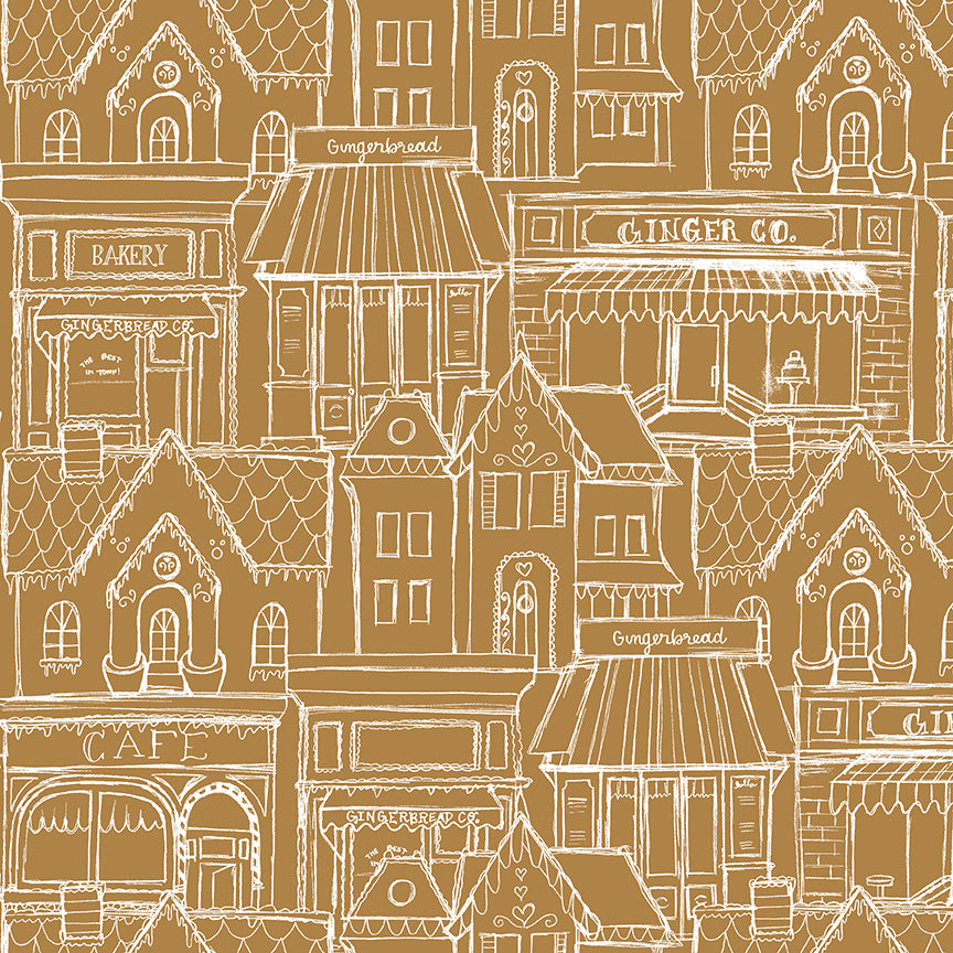 gingerbread-by-riley-blake- C17843-GINGERSNAP is Available at International Textiles Ltd in Canada