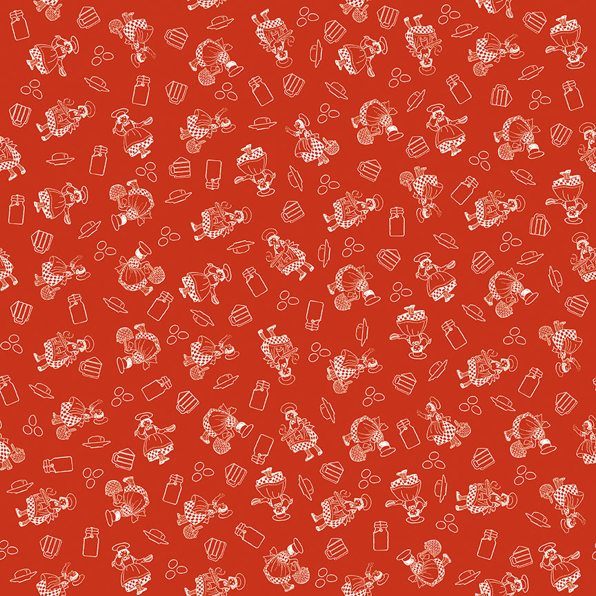 gingerbread-by-riley-blake- C17849-RED is Available at International Textiles Ltd in Canada