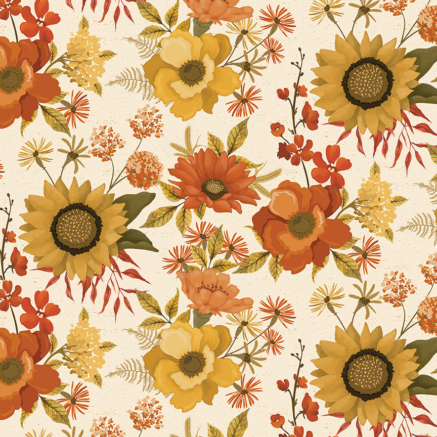 bountiful-by-riley-blake- C17860-CREAM is Available at International Textiles Ltd in Canada