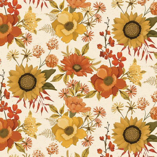 bountiful-by-riley-blake- C17860-CREAM is Available at International Textiles Ltd in Canada