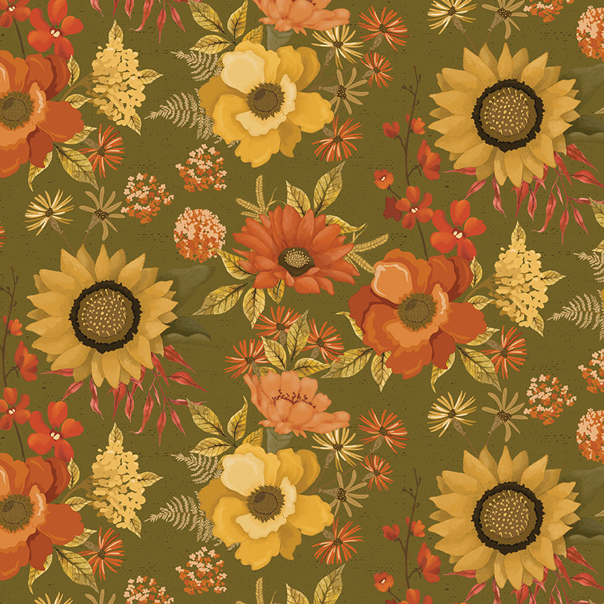 bountiful-by-riley-blake- C17860-GREEN is Available at International Textiles Ltd in Canada