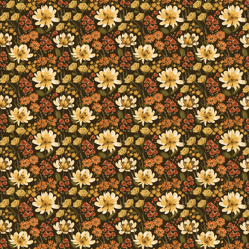 bountiful-by-riley-blake- C17861-MOCHA is Available at International Textiles Ltd in Canada