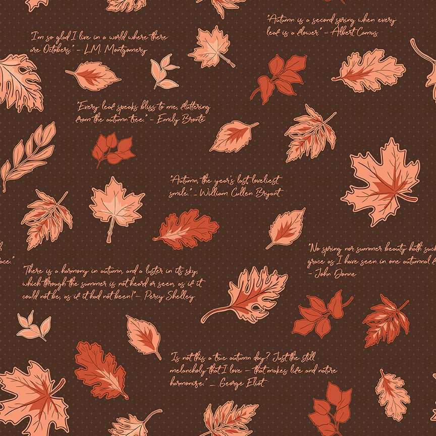 cozy-autumn-by-riley-blake- C17871-BROWN is Available at International Textiles Ltd in Canada