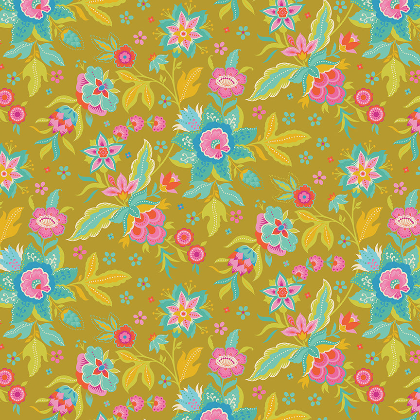 kipling-gardens-by-riley-blake- C17880-CURRY is Available at International Textiles Ltd in Canada