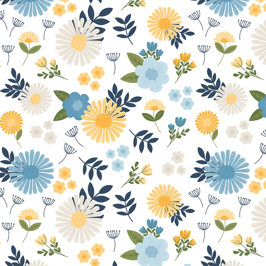 sunshine-&-dandelions-by-riley-blake- C17920-CLOUD is Available at International Textiles Ltd in Canada