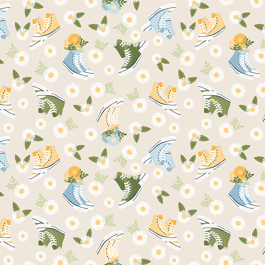 sunshine-&-dandelions-by-riley-blake- C17921-CREAM is Available at International Textiles Ltd in Canada