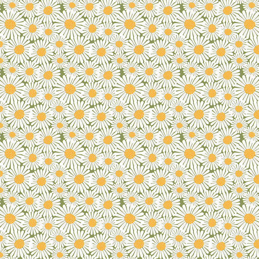 sunshine-&-dandelions-by-riley-blake- C17923-GREEN is Available at International Textiles Ltd in Canada