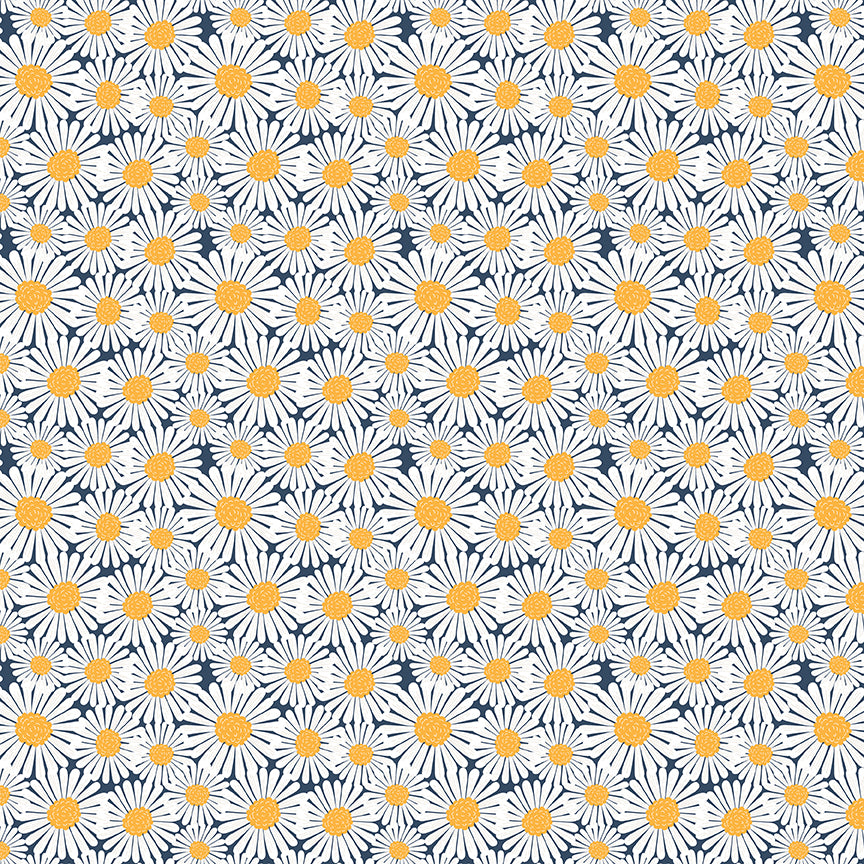 sunshine-&-dandelions-by-riley-blake- C17923-NAVY is Available at International Textiles Ltd in Canada