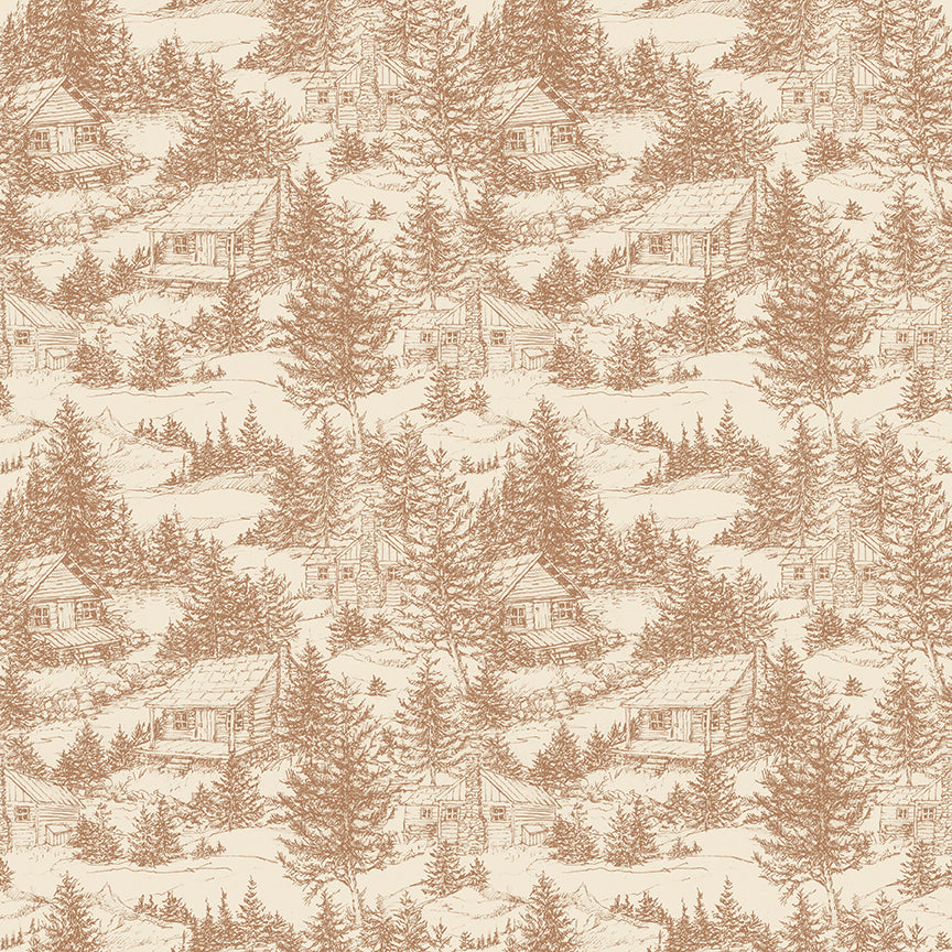whispering-pines-by-riley-blake- C17952-BROWN is Available at International Textiles Ltd in Canada