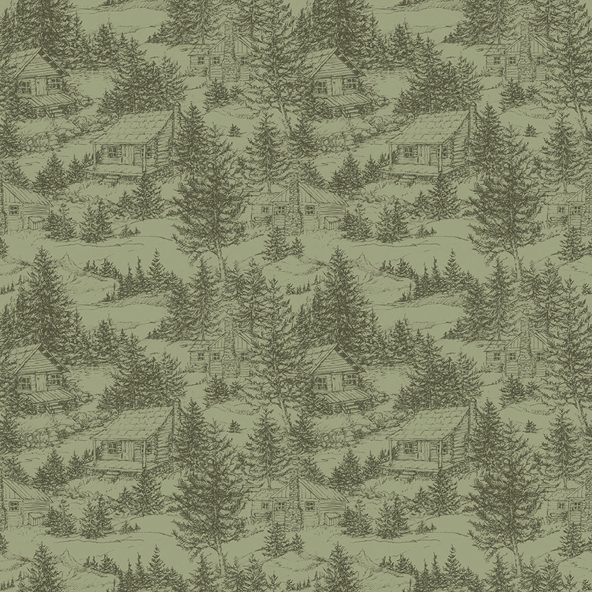 whispering-pines-by-riley-blake- C17952-GREEN is Available at International Textiles Ltd in Canada