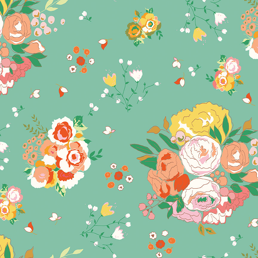 cotton-nook-by-riley-blake- C17970-SEAGLASS is Available at International Textiles Ltd in Canada