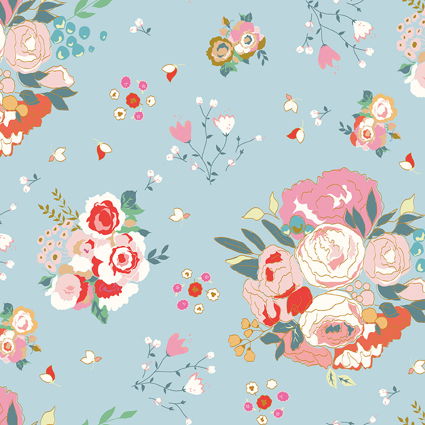cotton-nook-by-riley-blake- C17970-SKY is Available at International Textiles Ltd in Canada