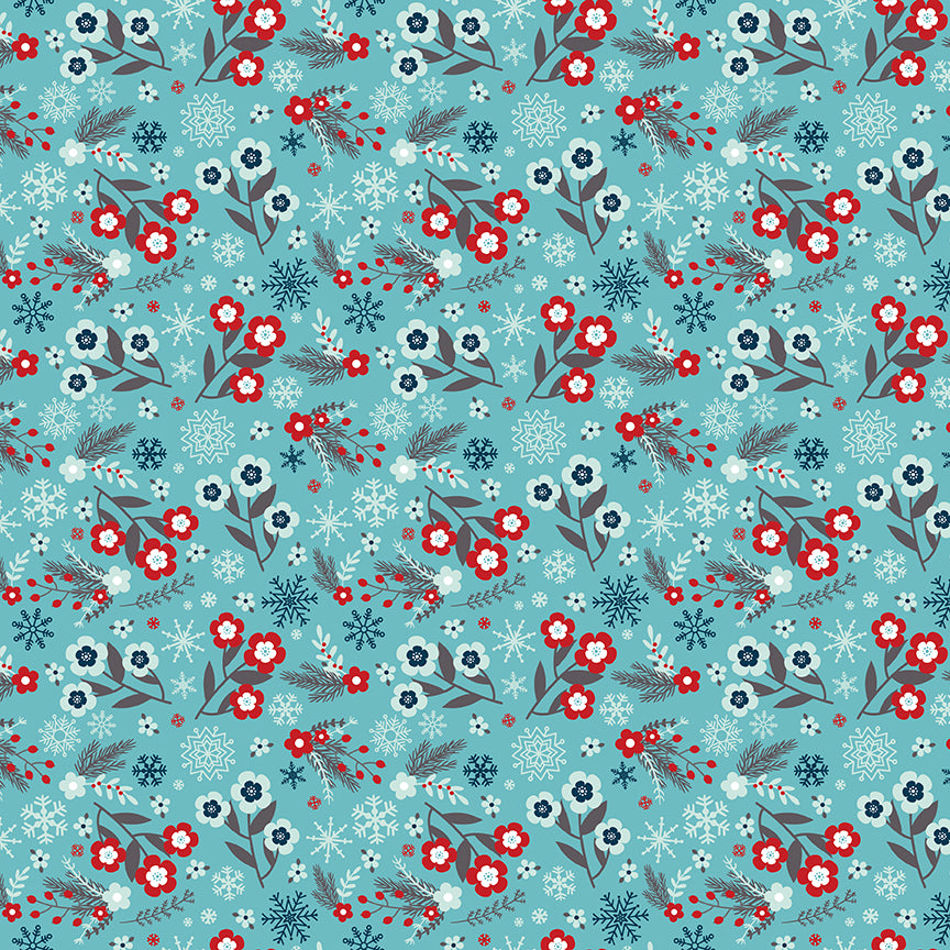 a-perfect-winter-by-riley-blake- C17991-BLUE is Available at International Textiles Ltd in Canada