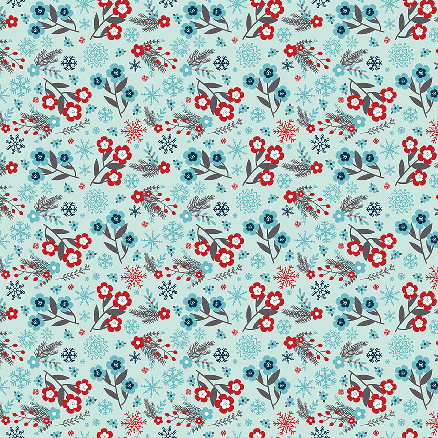 a-perfect-winter-by-riley-blake- C17991-POWDER is Available at International Textiles Ltd in Canada
