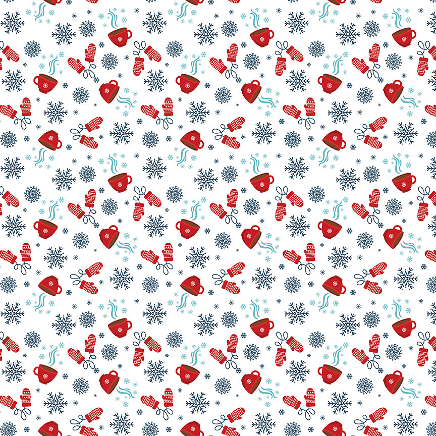 a-perfect-winter-by-riley-blake- C17994-WHITE is Available at International Textiles Ltd in Canada