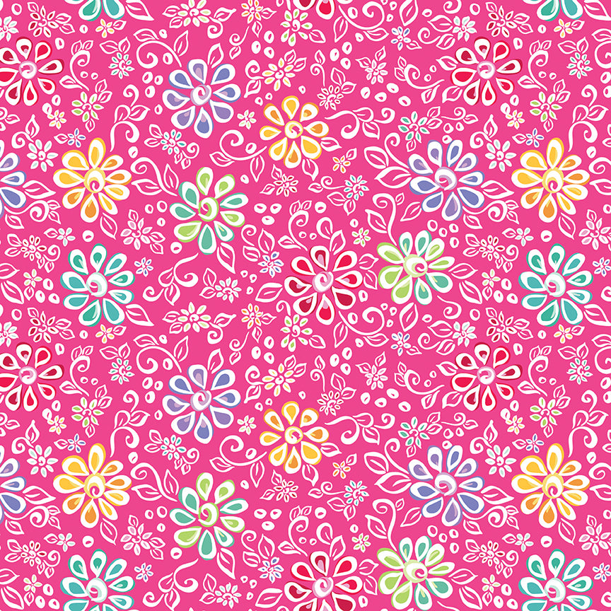 chasing-rainbows-by-riley-blake- C18010-PINK is Available at International Textiles Ltd in Canada