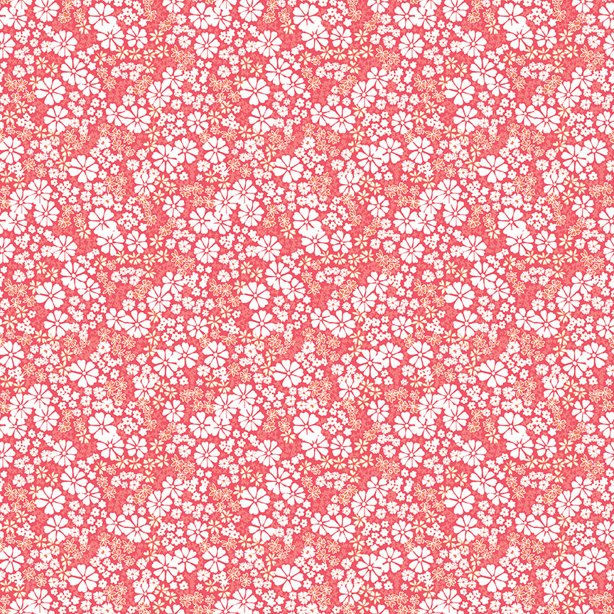 chasing-rainbows-by-riley-blake- C18013-GUAVA is Available at International Textiles Ltd in Canada