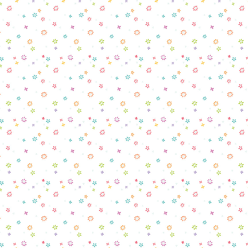 chasing-rainbows-by-riley-blake- C18016-WHITE is Available at International Textiles Ltd in Canada