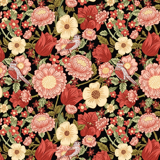 tangled-garden-by-riley-blake- C18020-BLACK is Available at International Textiles Ltd in Canada