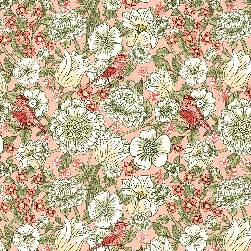 tangled-garden-by-riley-blake- C18020-BLUSH is Available at International Textiles Ltd in Canada