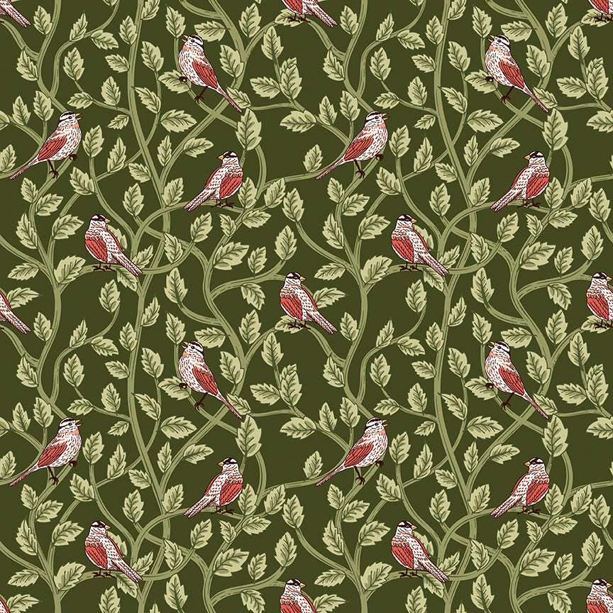 tangled-garden-by-riley-blake- C18022-HUNTER is Available at International Textiles Ltd in Canada