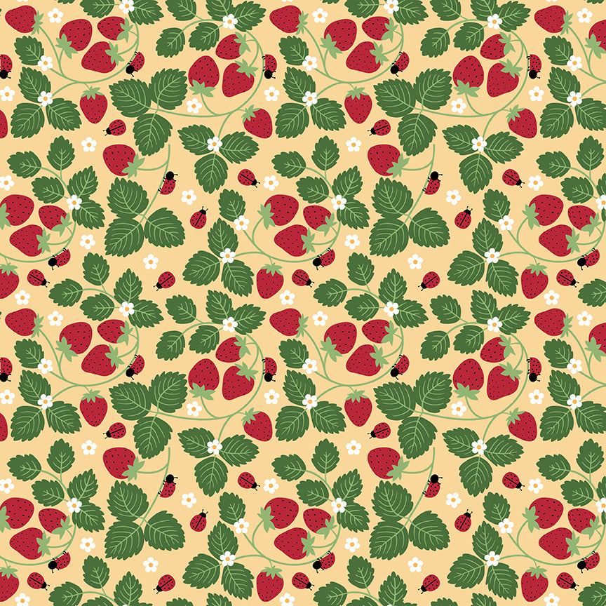 little-ladybug-by-riley-blake- C18031-YELLOW is Available at International Textiles Ltd in Canada