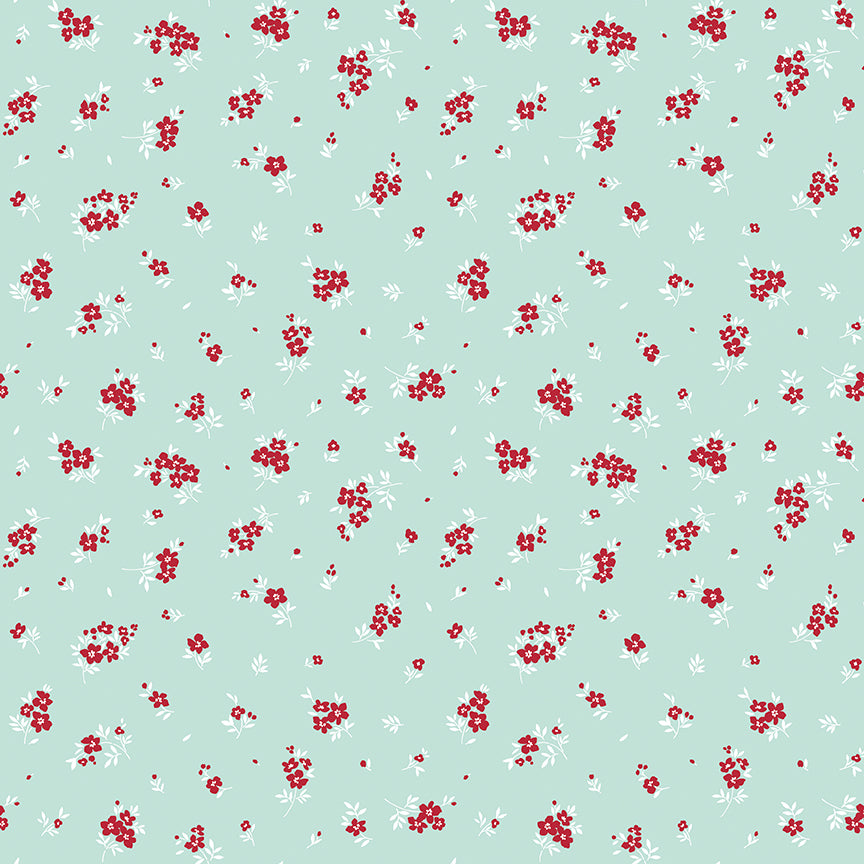 little-ladybug-by-riley-blake- C18033-BLUE is Available at International Textiles Ltd in Canada