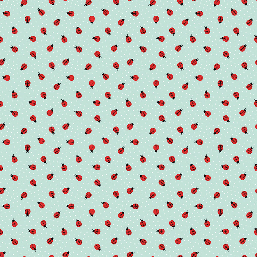 little-ladybug-by-riley-blake- C18034-BLUE is Available at International Textiles Ltd in Canada