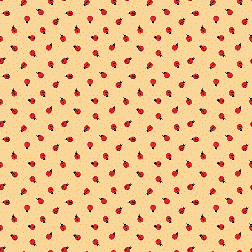 little-ladybug-by-riley-blake- C18034-YELLOW is Available at International Textiles Ltd in Canada