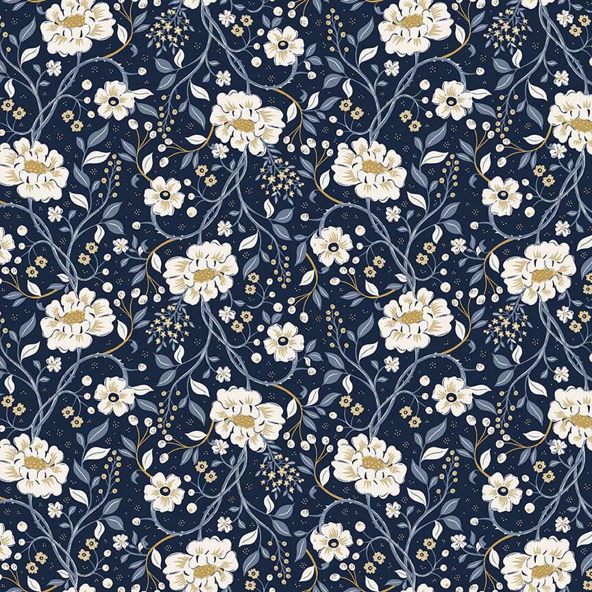 before-the-bloom-by-riley-blake- C18060-INDIGO is Available at International Textiles Ltd in Canada