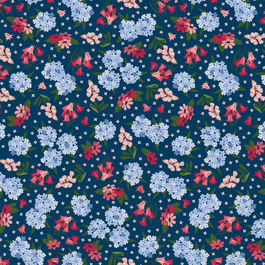 foxglove-by-riley-blake- C18080-OXFORDBLUE is Available at International Textiles Ltd in Canada