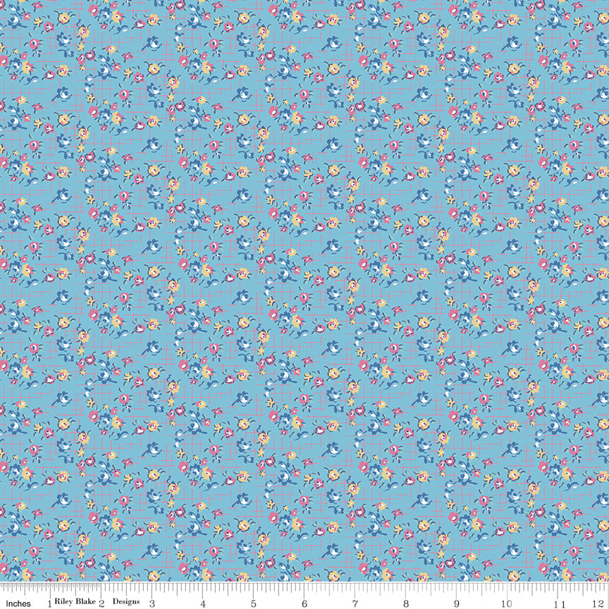 dear-sweetheart-by-riley-blake- C18091-BLUE is Available at International Textiles Ltd in Canada