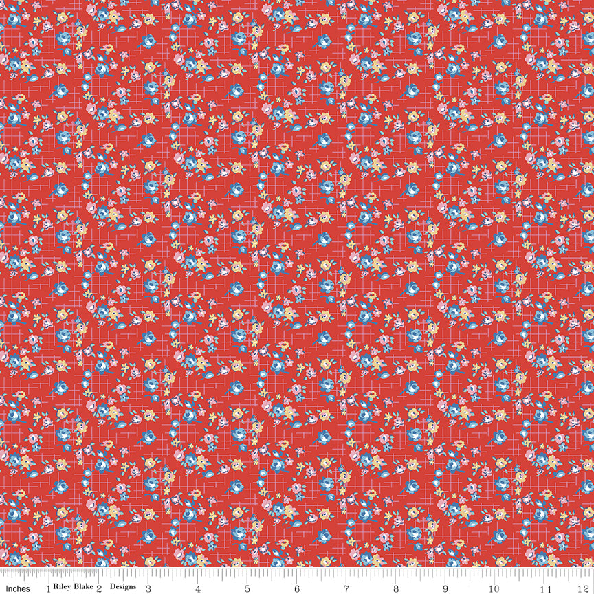 dear-sweetheart-by-riley-blake- C18091-RED is Available at International Textiles Ltd in Canada